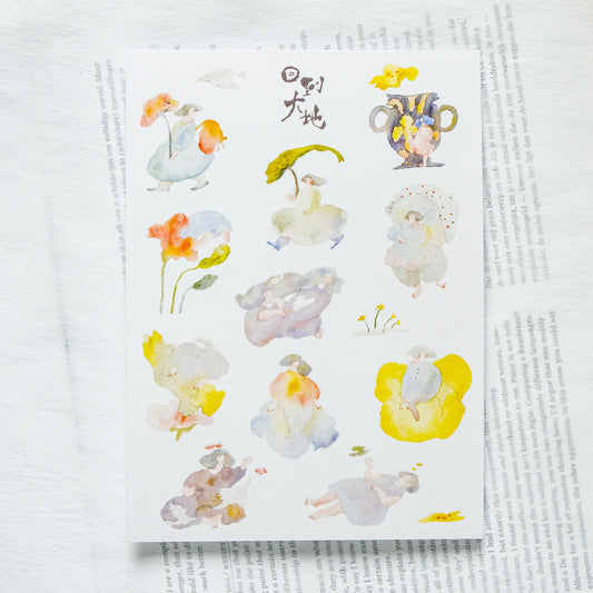 dodolulu Washi Paper Sticker Sheet