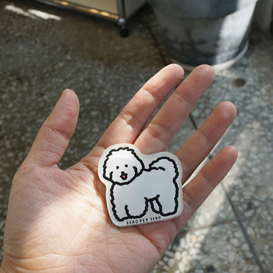 Magnet < White puppy >