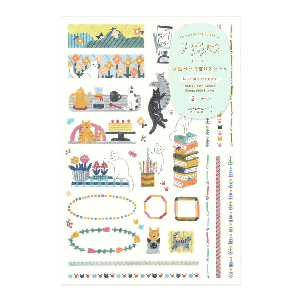 Yuru Log Deko-Sticker 2 Blatt