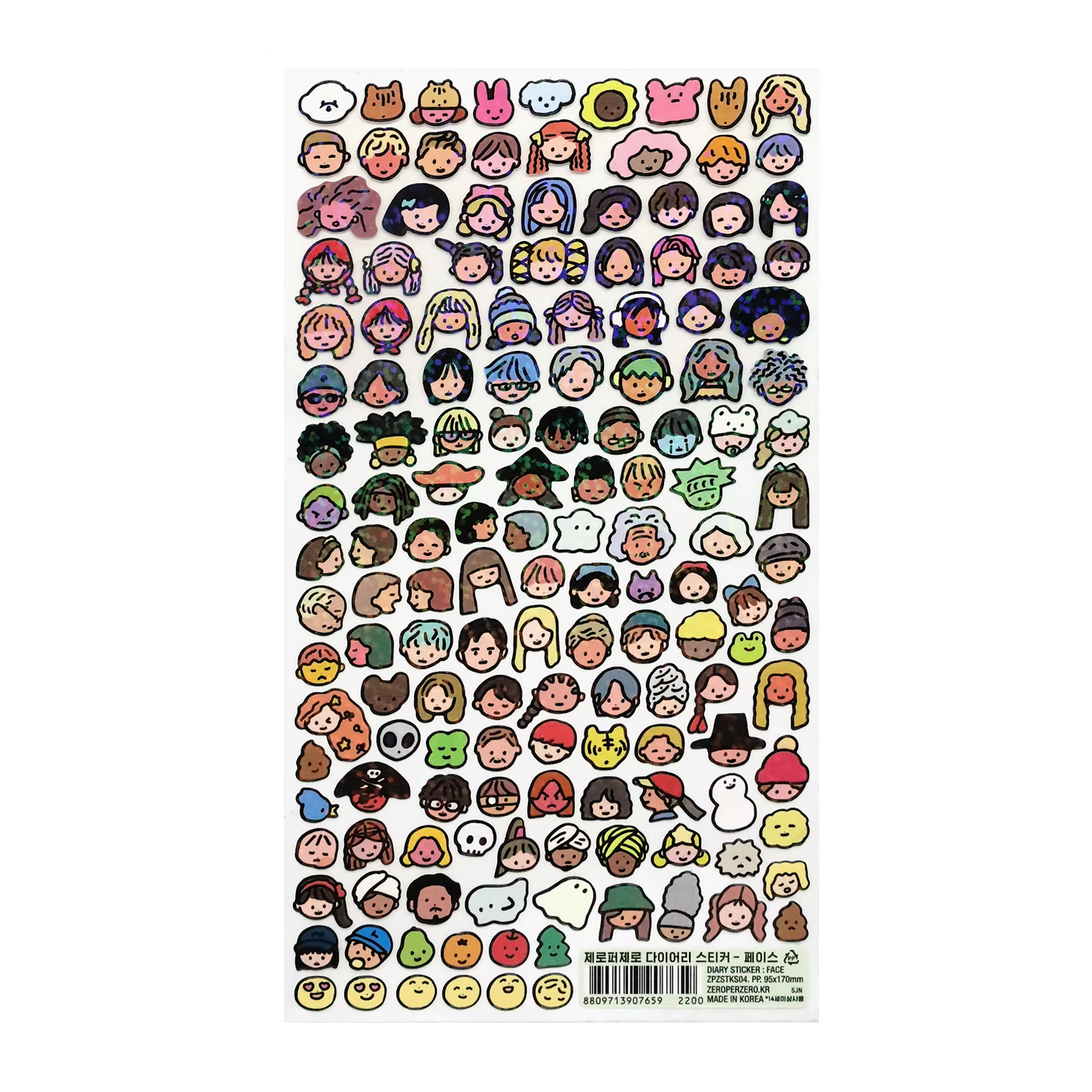 Journal sticker < Face >